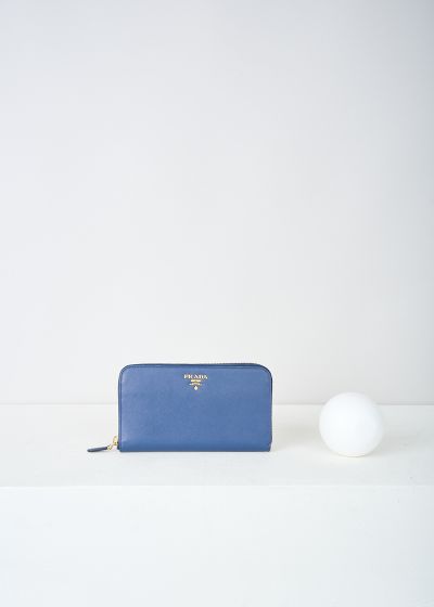 Prada Blue leather wallet photo 2