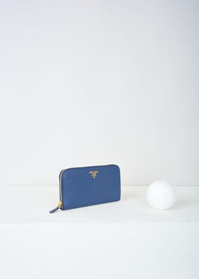 Prada Blue leather wallet