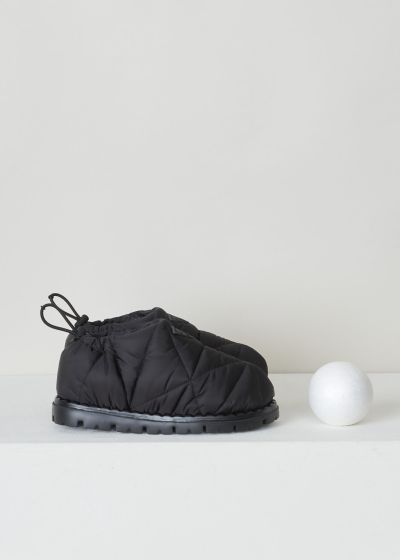 Prada Padded slip-on shoes in black photo 2