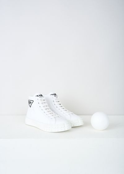 Prada White high top sneakers 