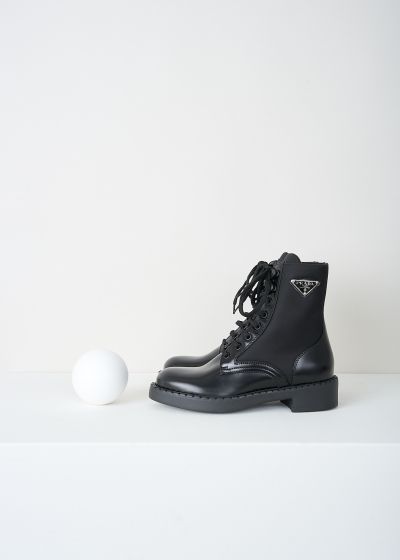 Prada Black Re-Nylon ankle boots photo 2