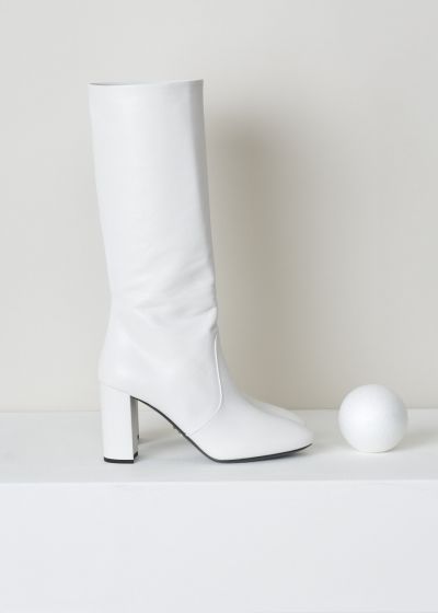 Prada White heeled boots photo 2