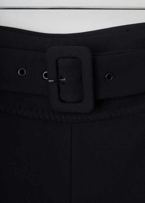 Prada Black belted trousers