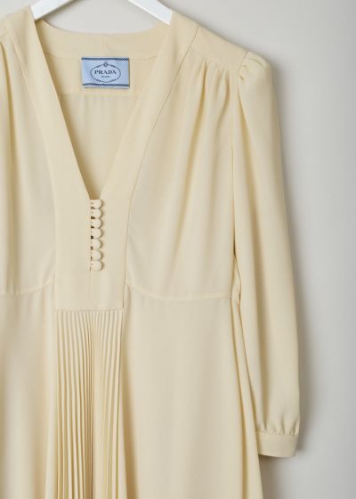 Prada Cream colored dress with V-neckline