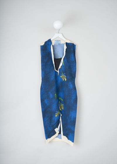 Prada Blue Paper Iris dress photo 2