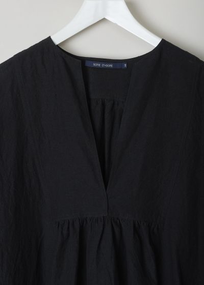 Sofie d’Hoore Black linen Deliza dress 