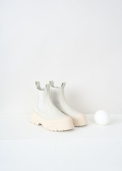 Sofie d'Hoore White leather Fabulous ankle boots 