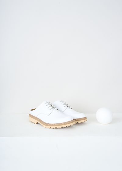 Sofie d'Hoore White derby mules