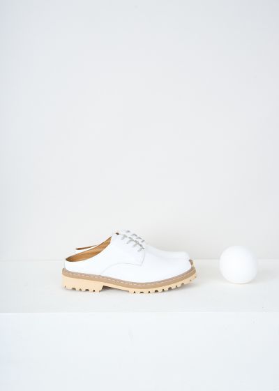 Sofie d'Hoore White derby mules photo 2