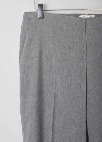 The Row Heather grey pants without waistband