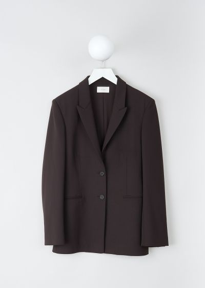 The Row Single-breasted jacket in Saddle Brown photo 2