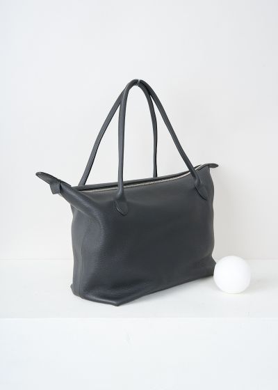 The Row Lux satchel shoulder bag in black 