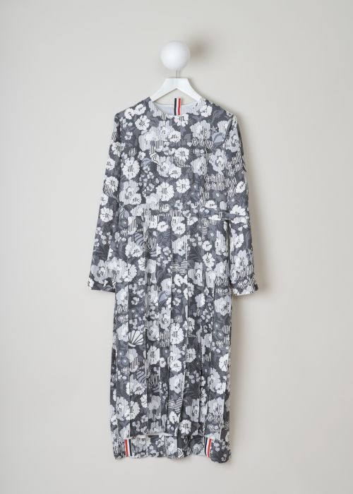 Thom Browne Sunny floral print pleated dress photo 2