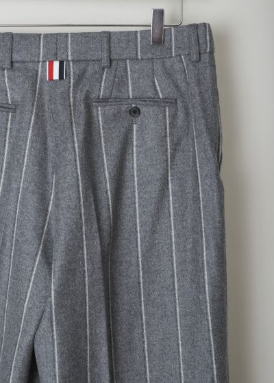 Thom Browne Wool flannel striped trousers