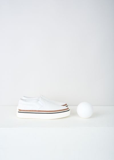 Tods White leather slip-on shoes photo 2