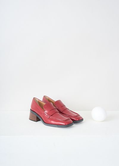 Tod's Maroon red loafers