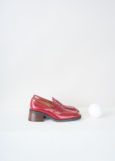 Tod's Maroon red loafers photo 2