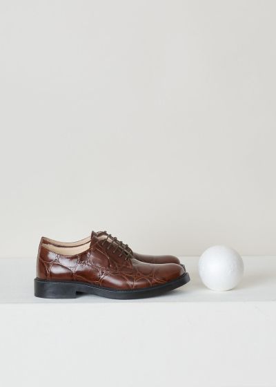 Tods Maroon colored derby shoes photo 2