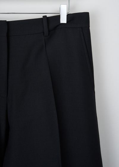 Valentino Sturdy black wool-blend pants