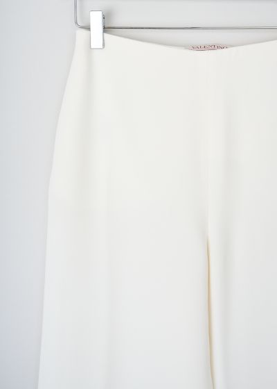 Valentino White silk pants