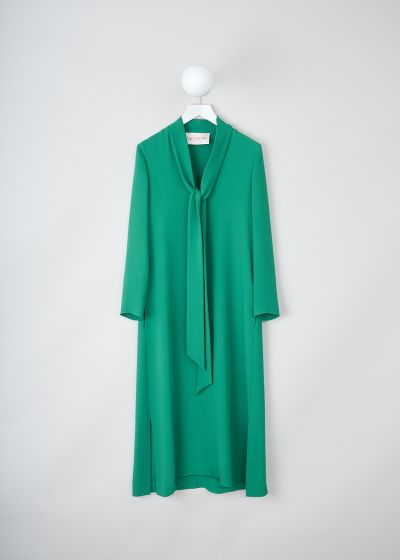 Valentino Green silk maxi dress photo 2