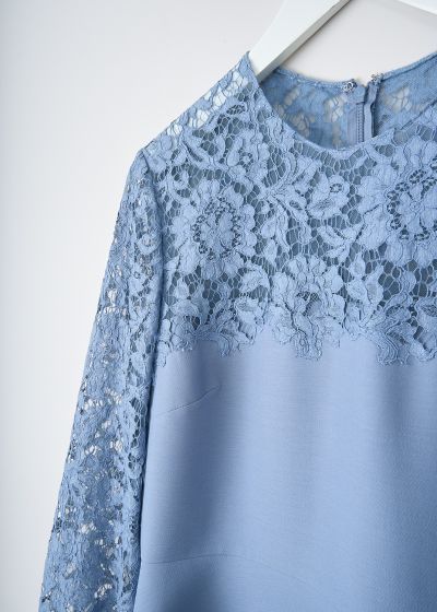 Valentino Light blue lace dress