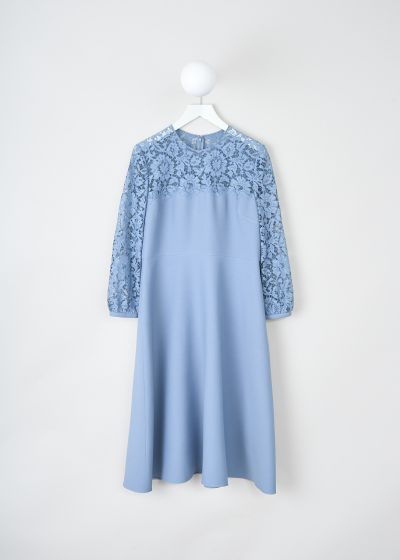 Valentino Light blue lace dress photo 2