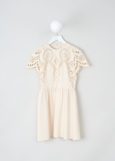 Valentino Off-white broderie anglaise mini dress photo 2