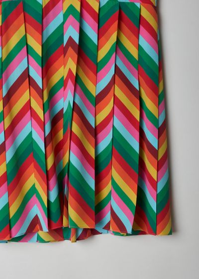 Valentino Multicolored zigzag print dress