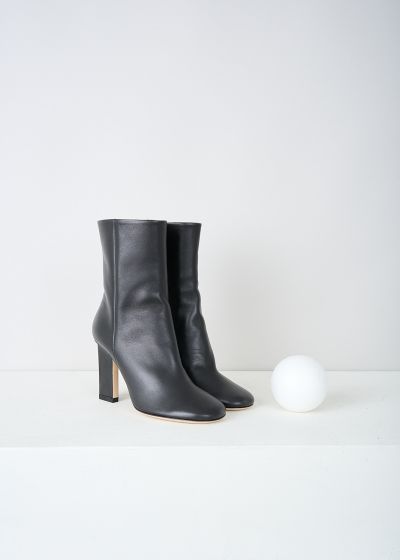 Wandler Black leather Carly boots