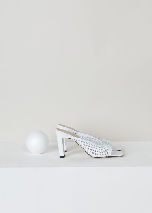 Wandler White woven leather isa sandals  photo 2