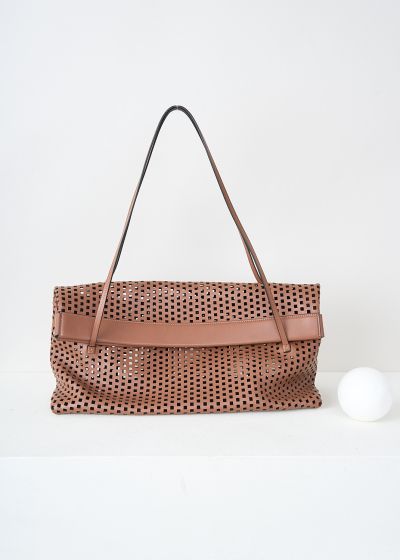 Wandler Joanna big mesh bag in Tan photo 2