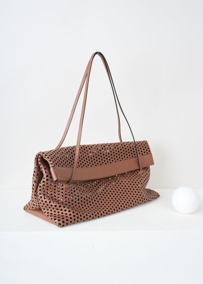 Wandler Joanna big mesh bag in Tan