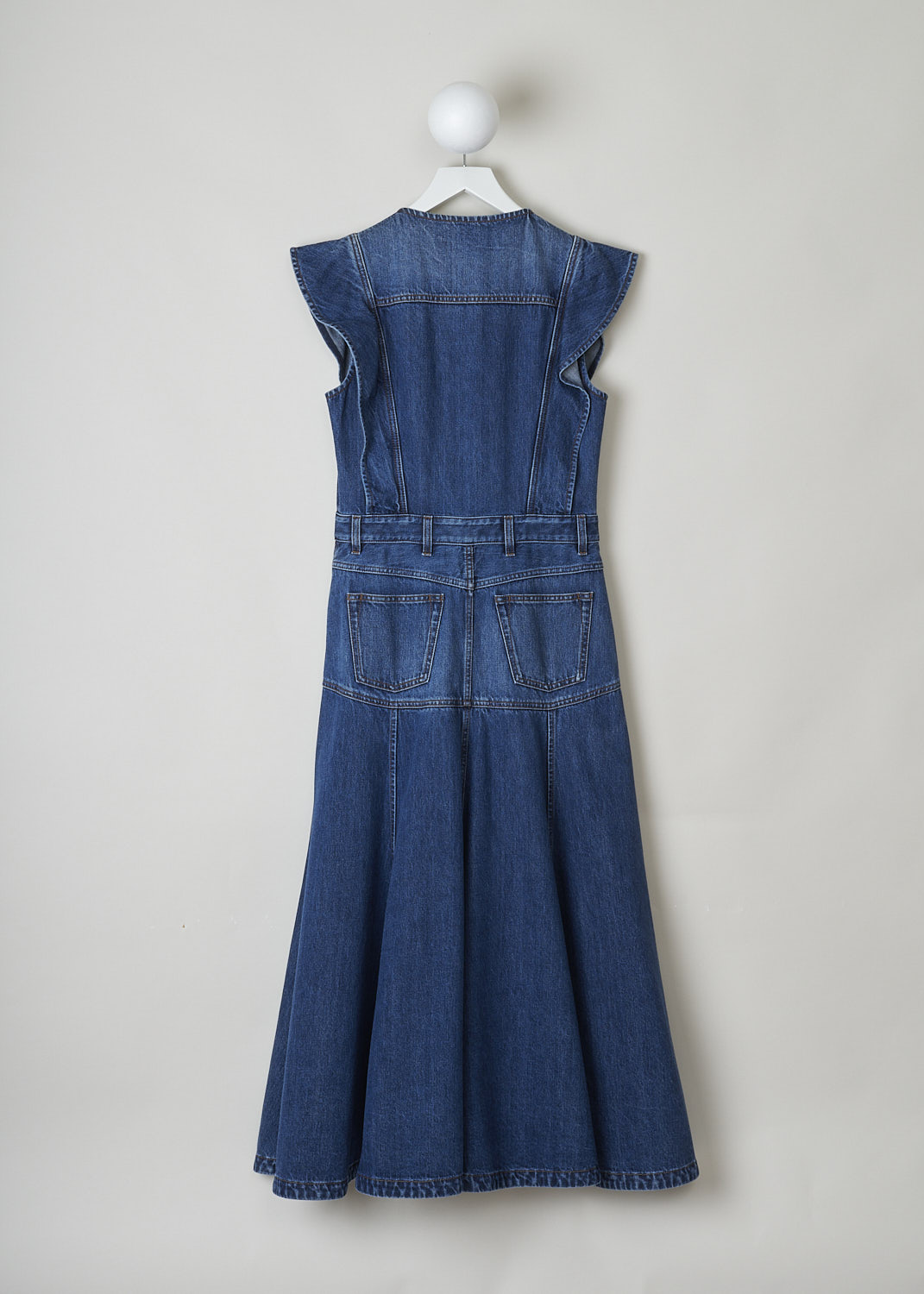 Overall Ruffled Maxi Dress – Inherit Co.